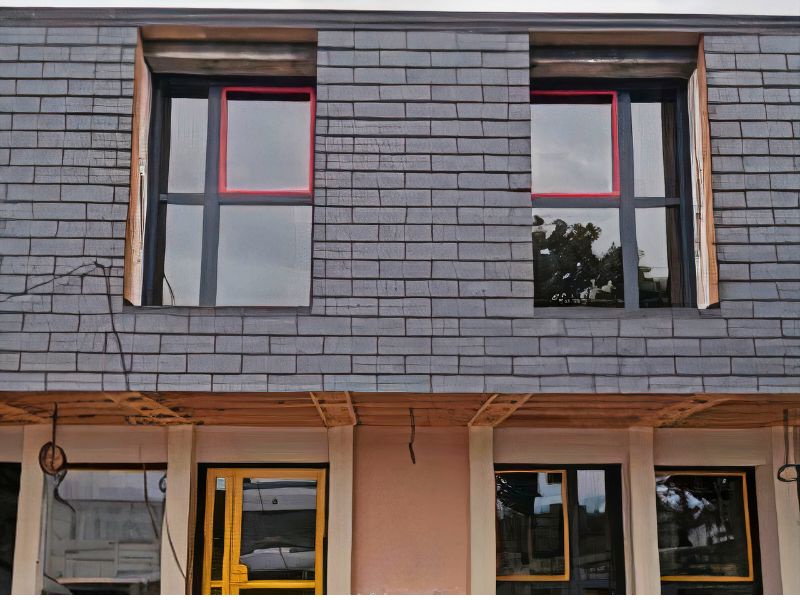 Fenêtres vitrées en Alu